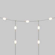 Outdoor Net String Light 7-Light for wet locations Olive Green, Power supply with US plug - Marina GRID