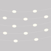 Outdoor 12-Light String Light for wet locations White Sand, Power supply with US plug - Marina12