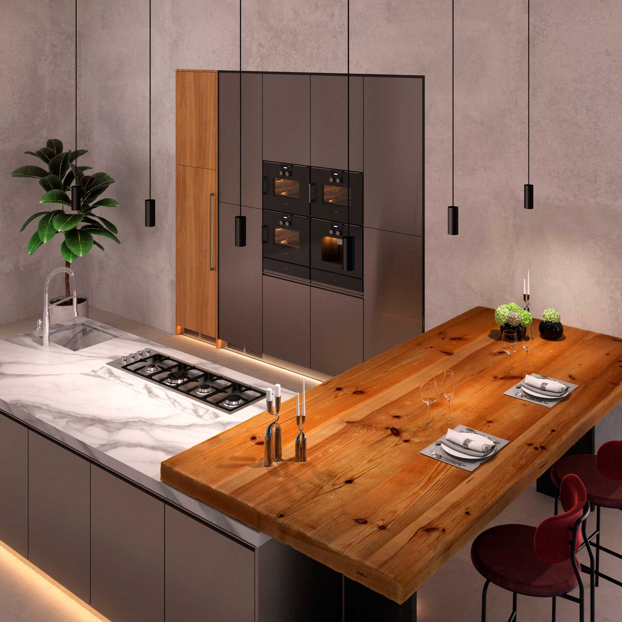 Pendant lamp with textile cable, Tub-E12 lampshade and metal details - Black