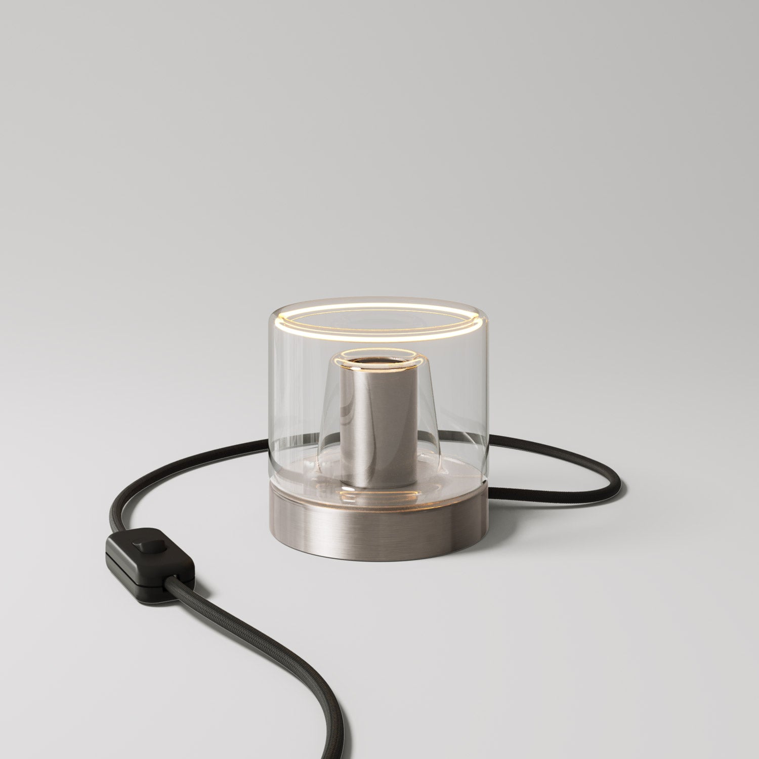 Posaluce Ghost table lamp - Brushed titanium