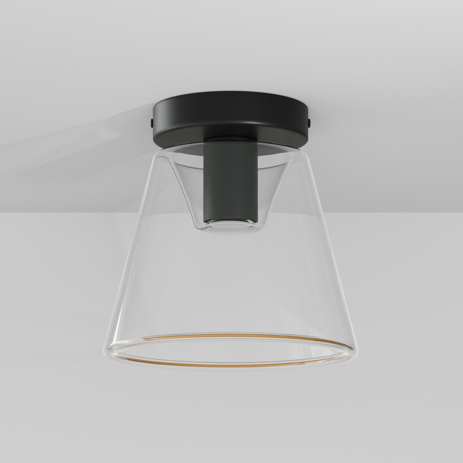 Fermaluce wall lamp Black with G01 bulb