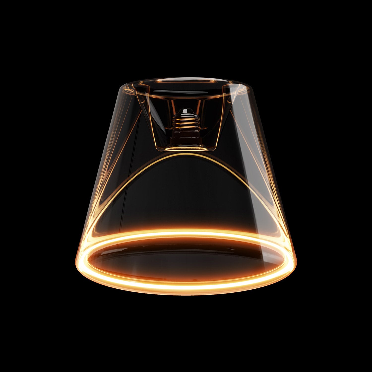 LED Clear Light Bulb Ghost Line CRI 90 Recessed Cone 5,5W 480Lm E26 2200K Dimmable - G01