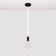 Ghost Double Cone Pendant Lamp - Black