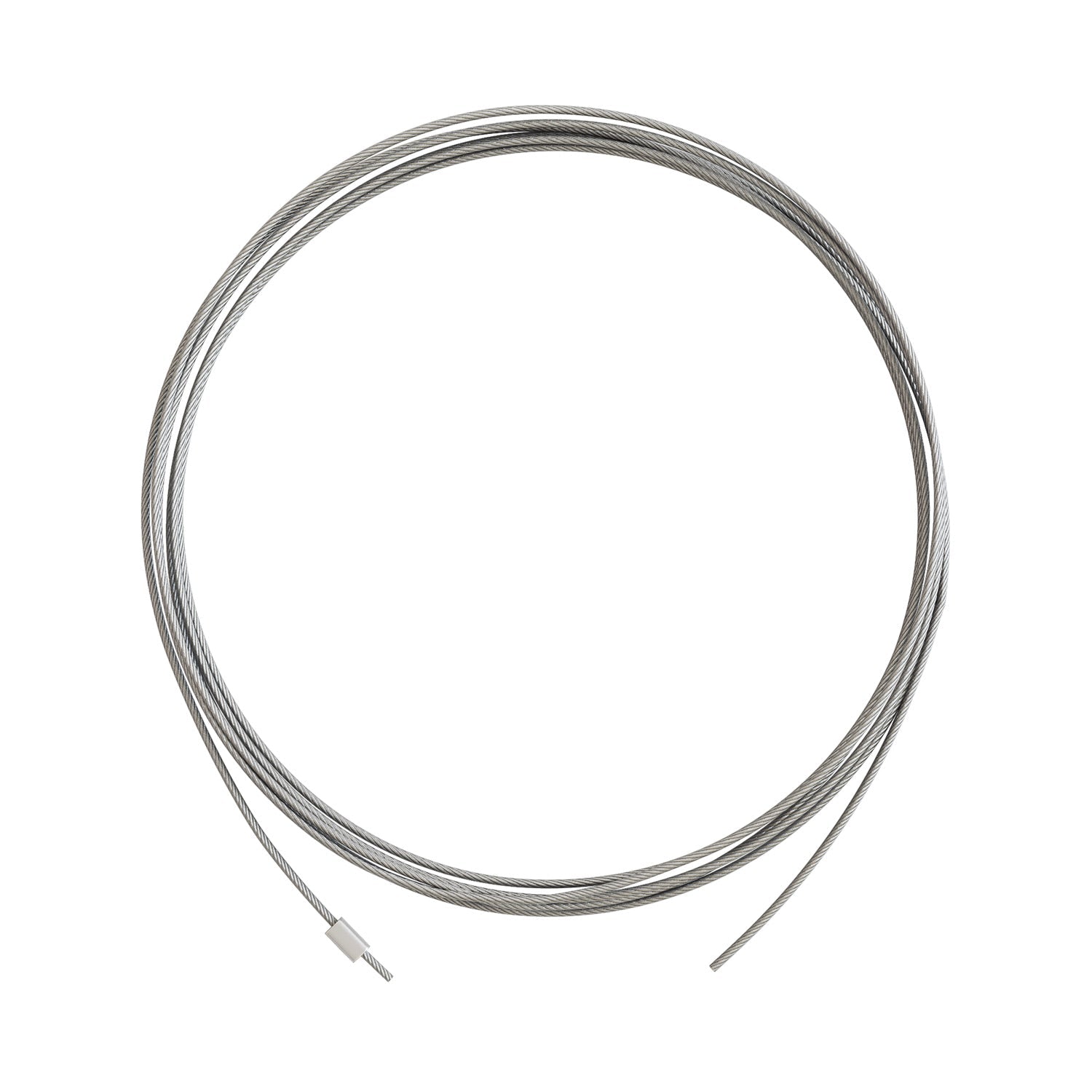 Cavo tirante in acciaio da 3 metri con sfera di blocco per sospensioni - Ø 1,5 mm (Carico 25kg)