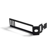 Clip fascetta passacavo in metallo per cordone 24 mm diametro - Nero