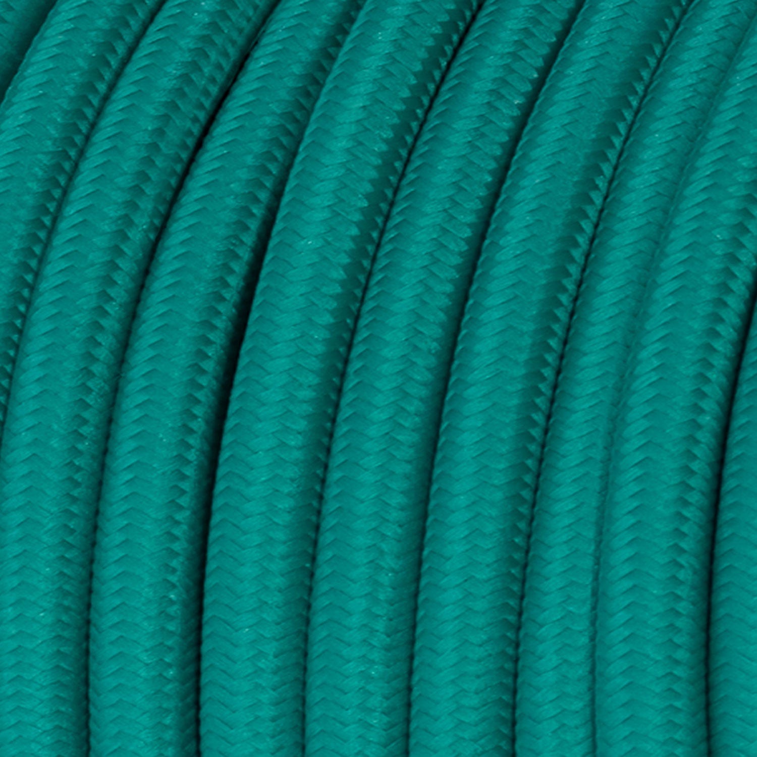 Cloth Covered Wire - Glossy Turquoise RM71 - UL Listed