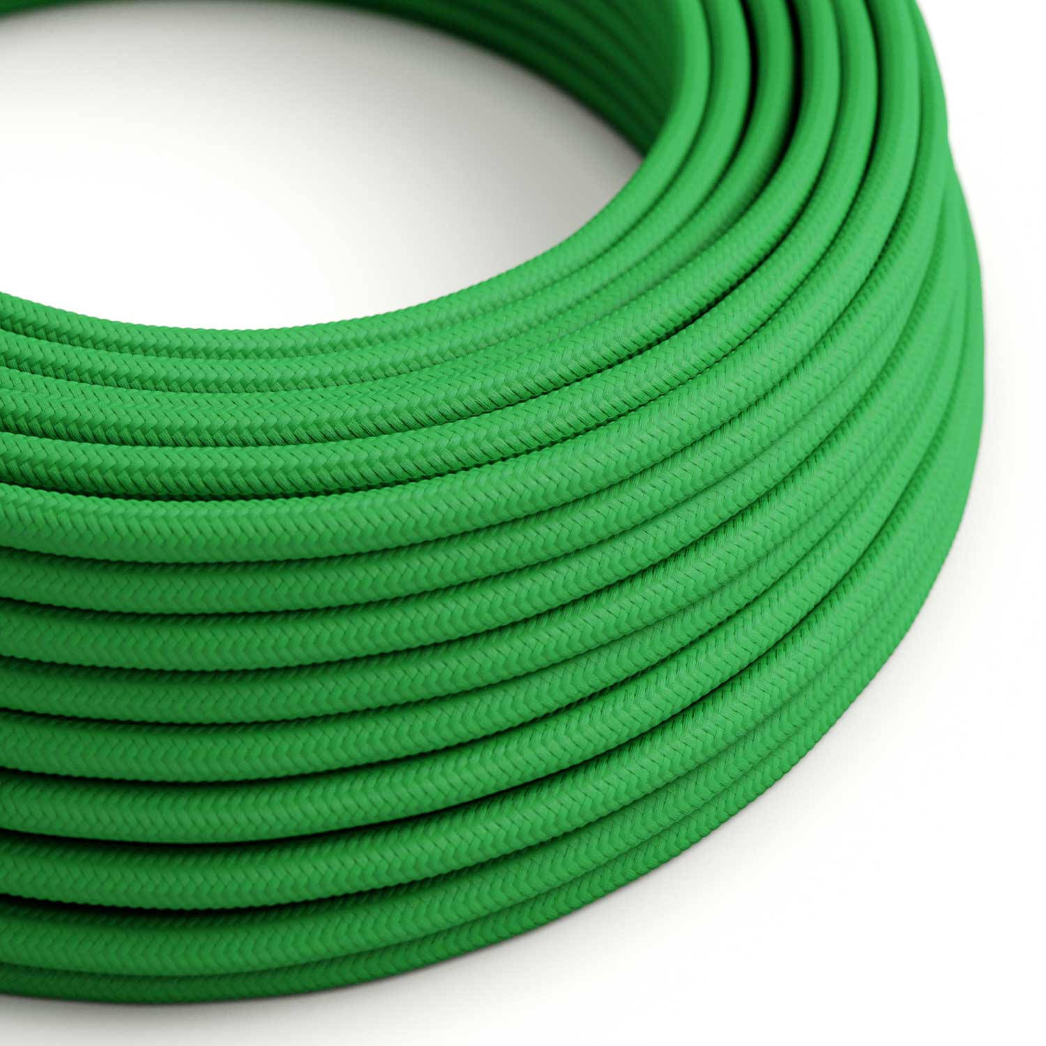 Cloth Covered Wire - Green Rayon RM06 - UL Listed