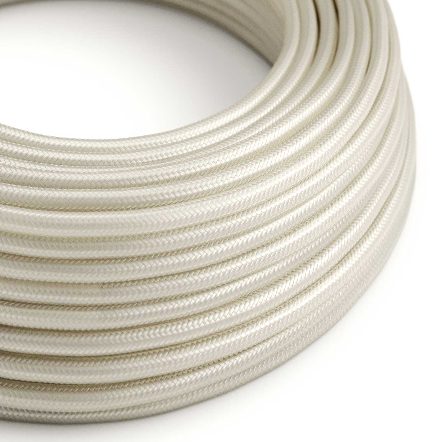 Cloth Covered Wire - Ivory Rayon RM00 - UL Listed