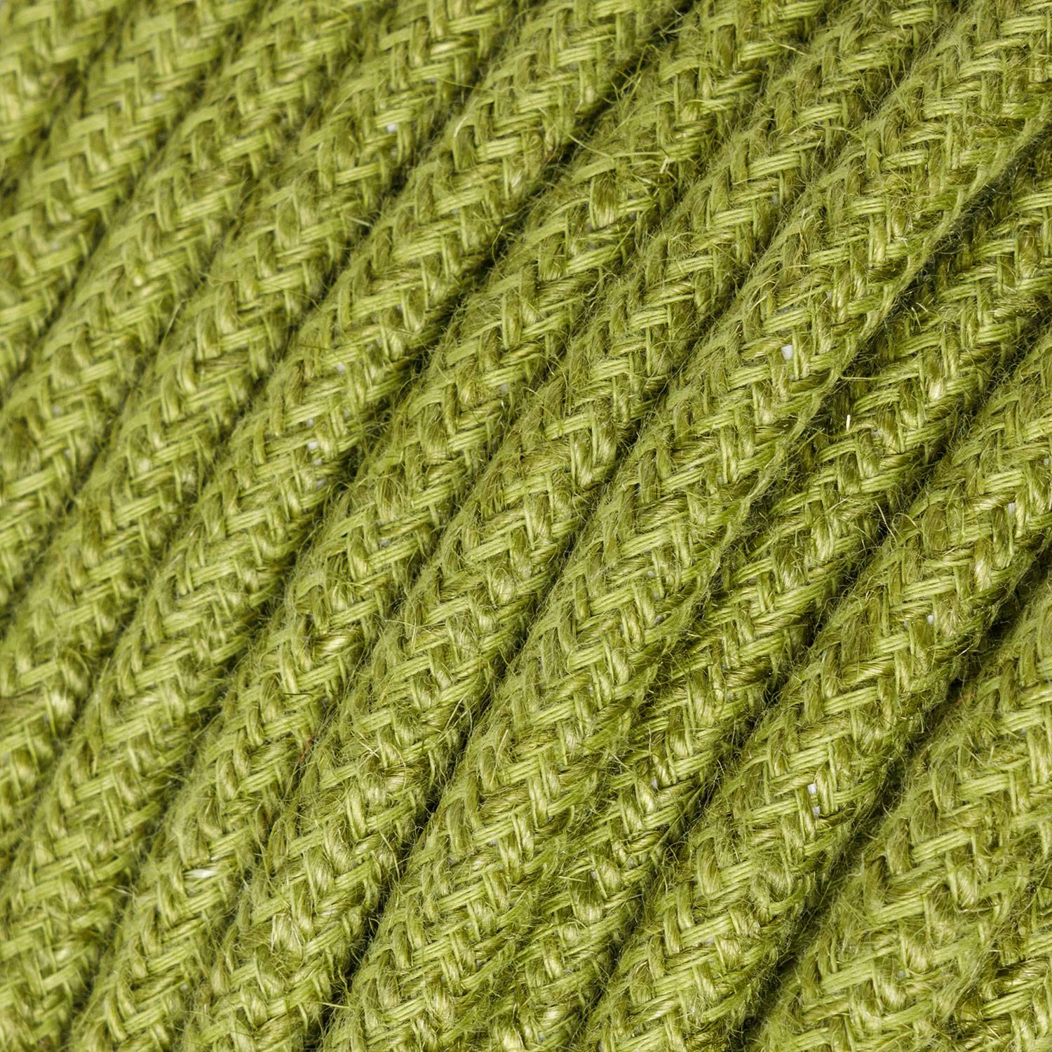 Cloth Covered Wire - Jute Green Hay RN23 - UL Listed