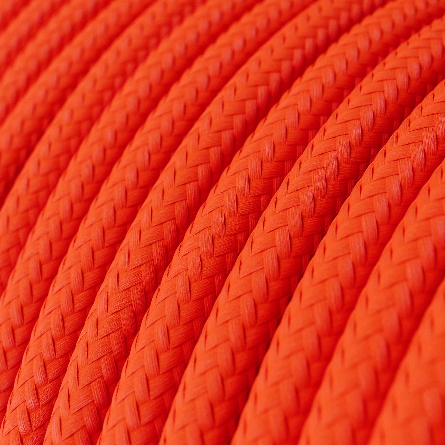 Cloth Covered Wire - Neon Orange RF15 - UL Listed