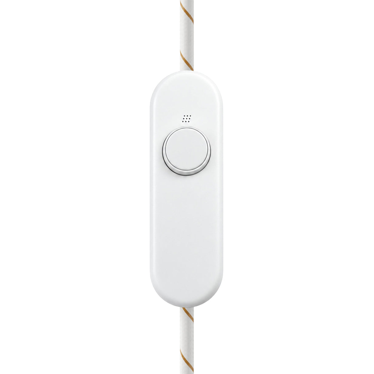 Dimmer universale per lampade da tavolo con pulsante rotativo per lampadine LED e incandescenza - Bianco