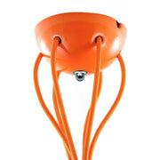 Kit rosone in ceramica a 6 fori - Arancione