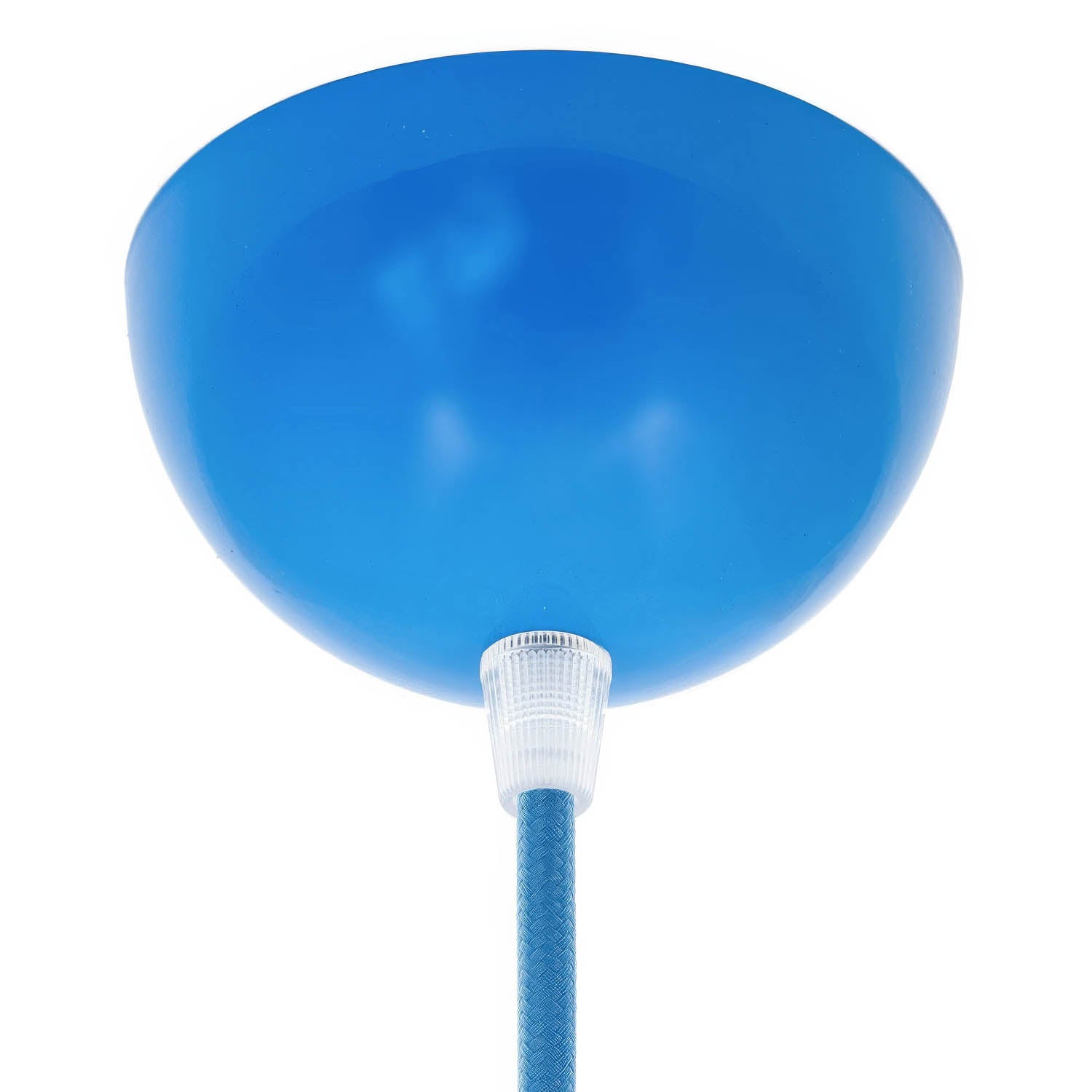 Kit rosone semisferico in metallo verniciato - Azzurro