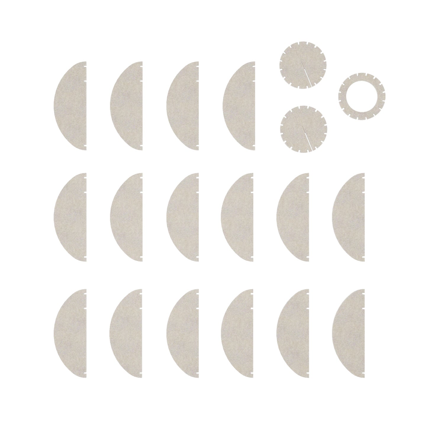 LAMPSHHADE - Pendant Lamp with Elliptical Shade - Dove gray melange