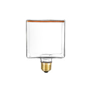 LED Clear Light Bulb Ghost Line CRI 90 Cube 5,5W 440Lm E26 120V 2200K Dimmable - G04