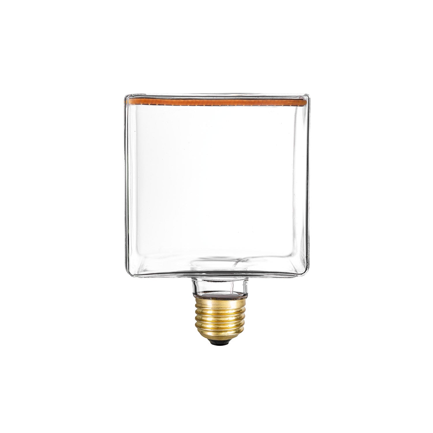 LED Clear Light Bulb Ghost Line CRI 90 Cube 5,5W 440Lm E26 120V 2200K Dimmable - G04