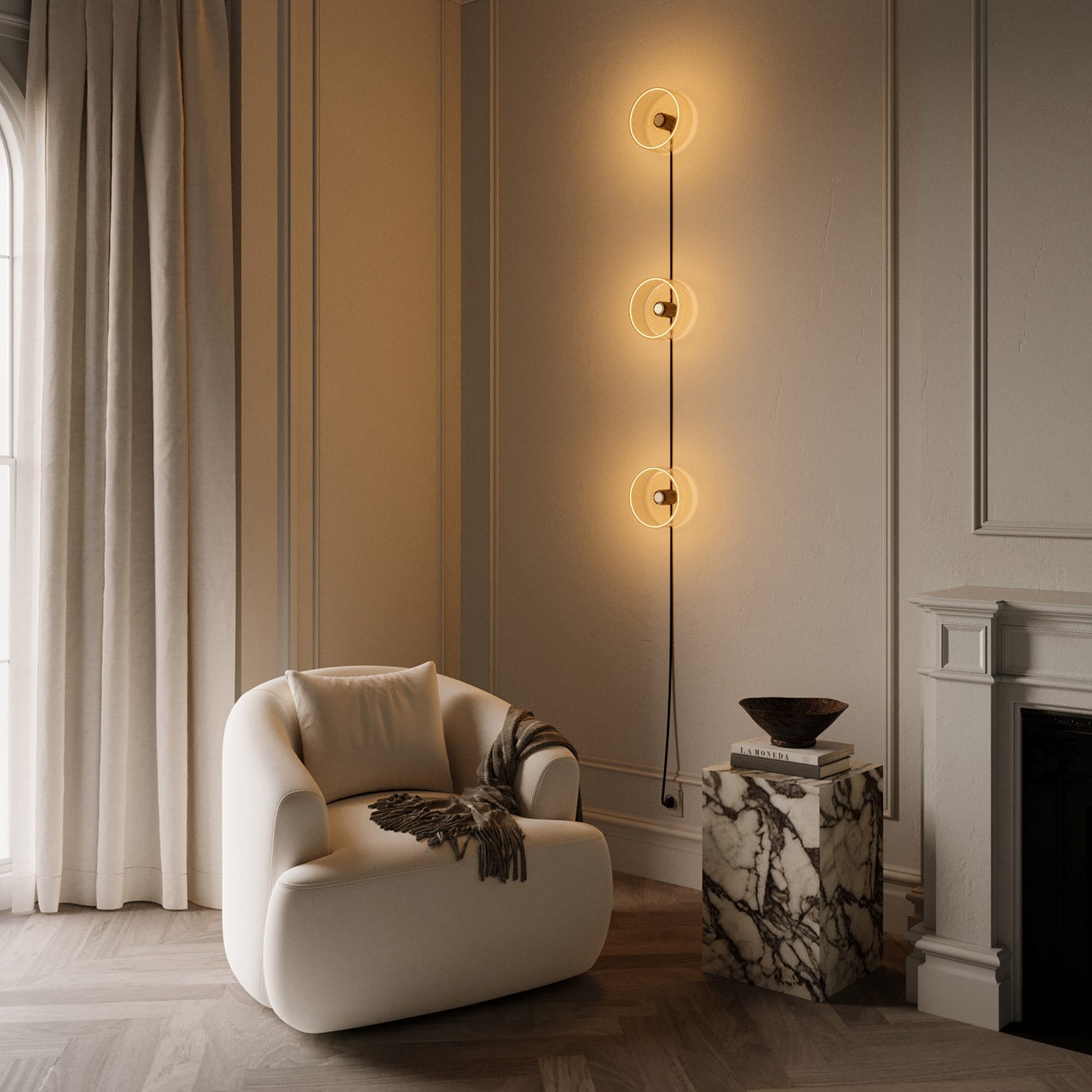 Clear decorative ring-shaped bulb – Creative Cables