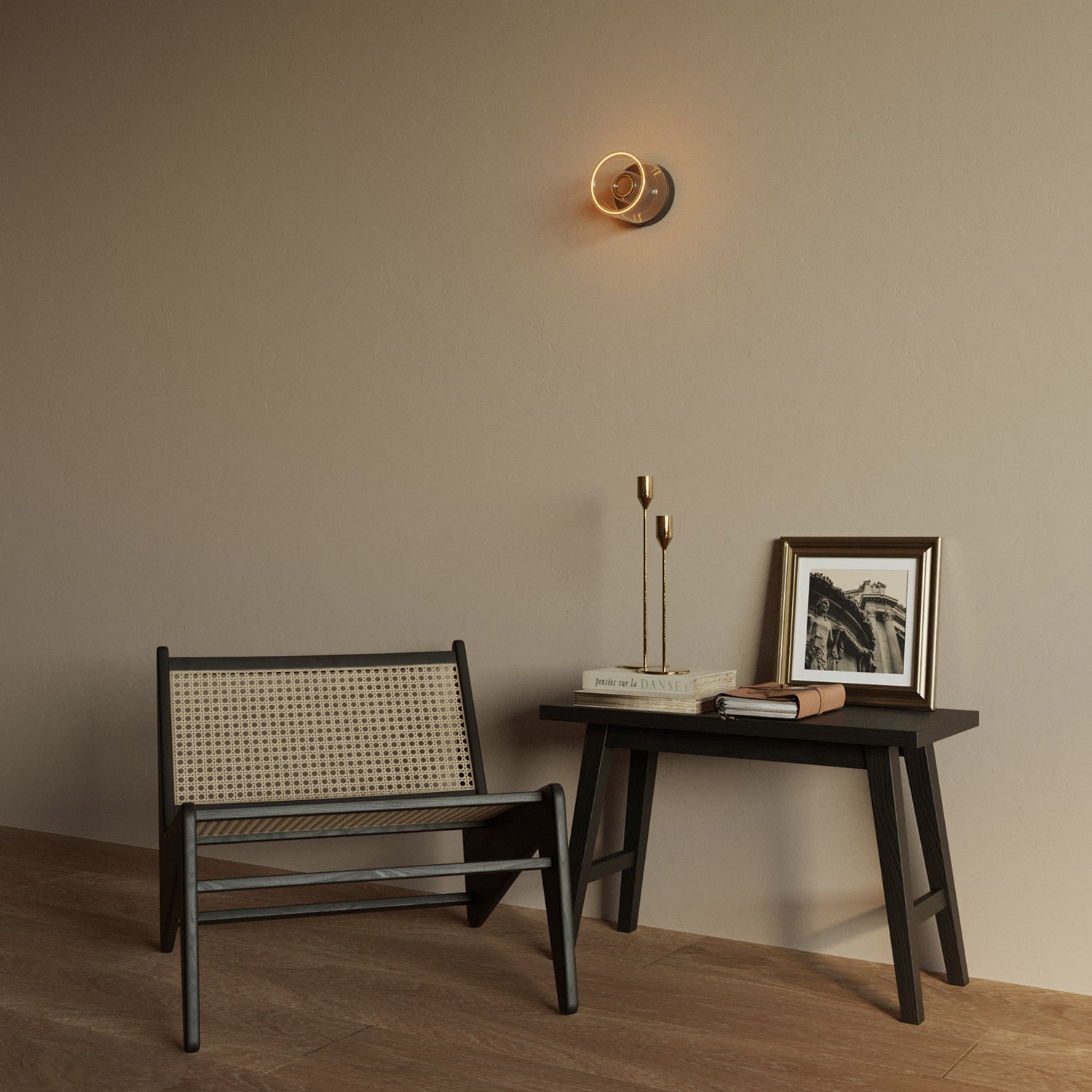 LED Clear Light Bulb Ghost Line CRI 90 Recessed Mini Donut 5,5W 450Lm E26 120V 2200K Dimmable - G03