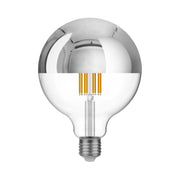 LED Light Bulb Half-Dipped Silver G40 8W 750Lm E26 2700K - Silver 40HD