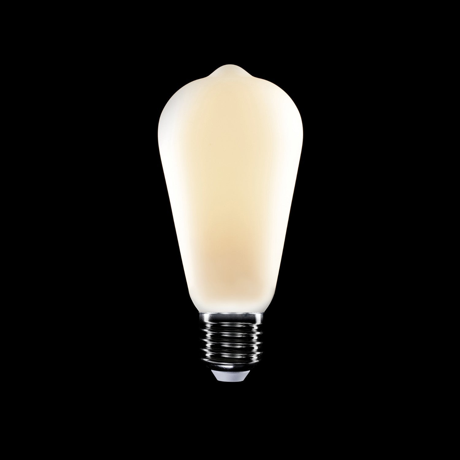 LED Porcelain Effect Light Bulb CRI 95 ST19 8.8W 600Lm E26 120V 2700K Dimmable - P02