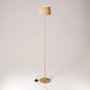 MAG-Y floor lamp with Athena fabric shade - Brushed bronze