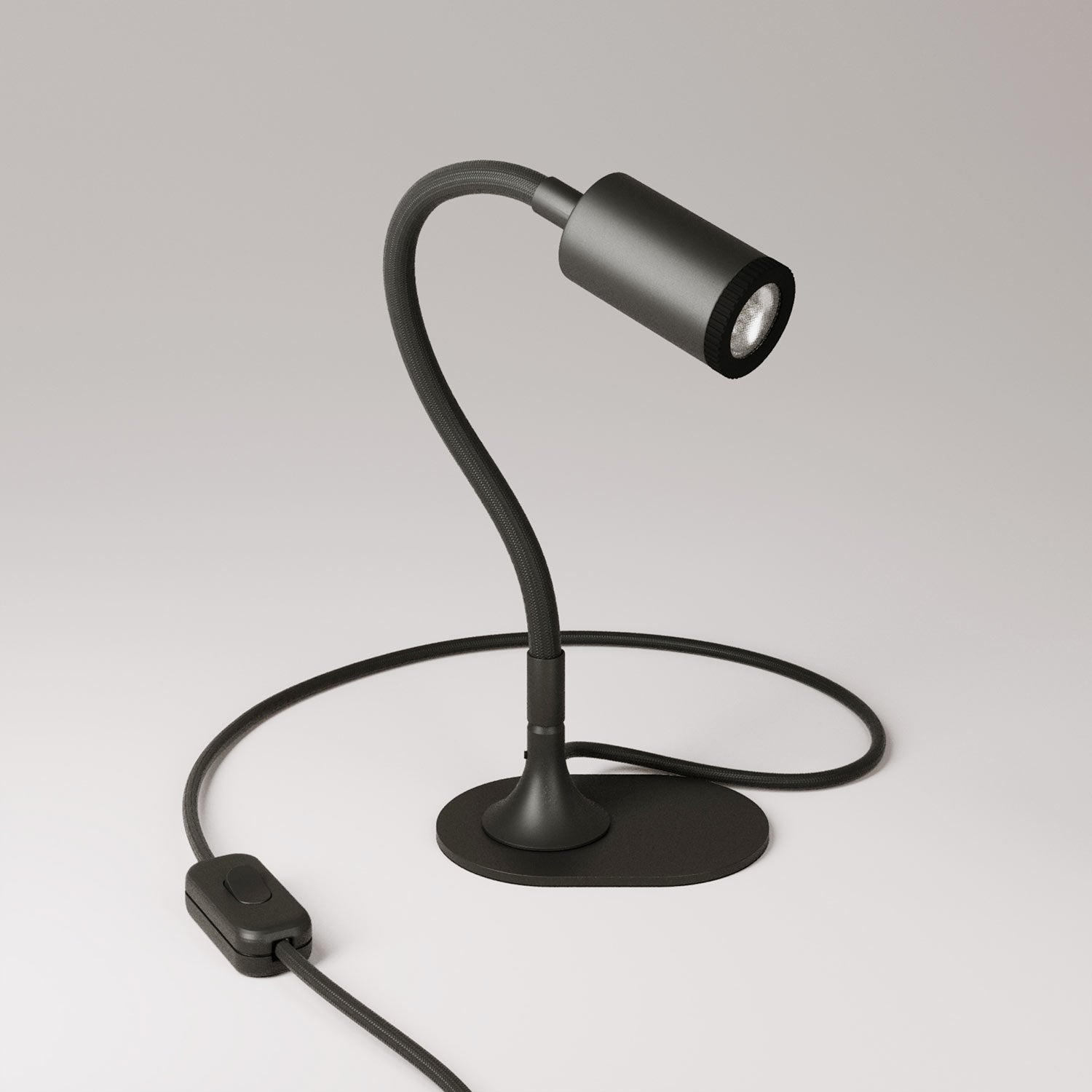 MAG-Y spotlight with adjustable extension - Black