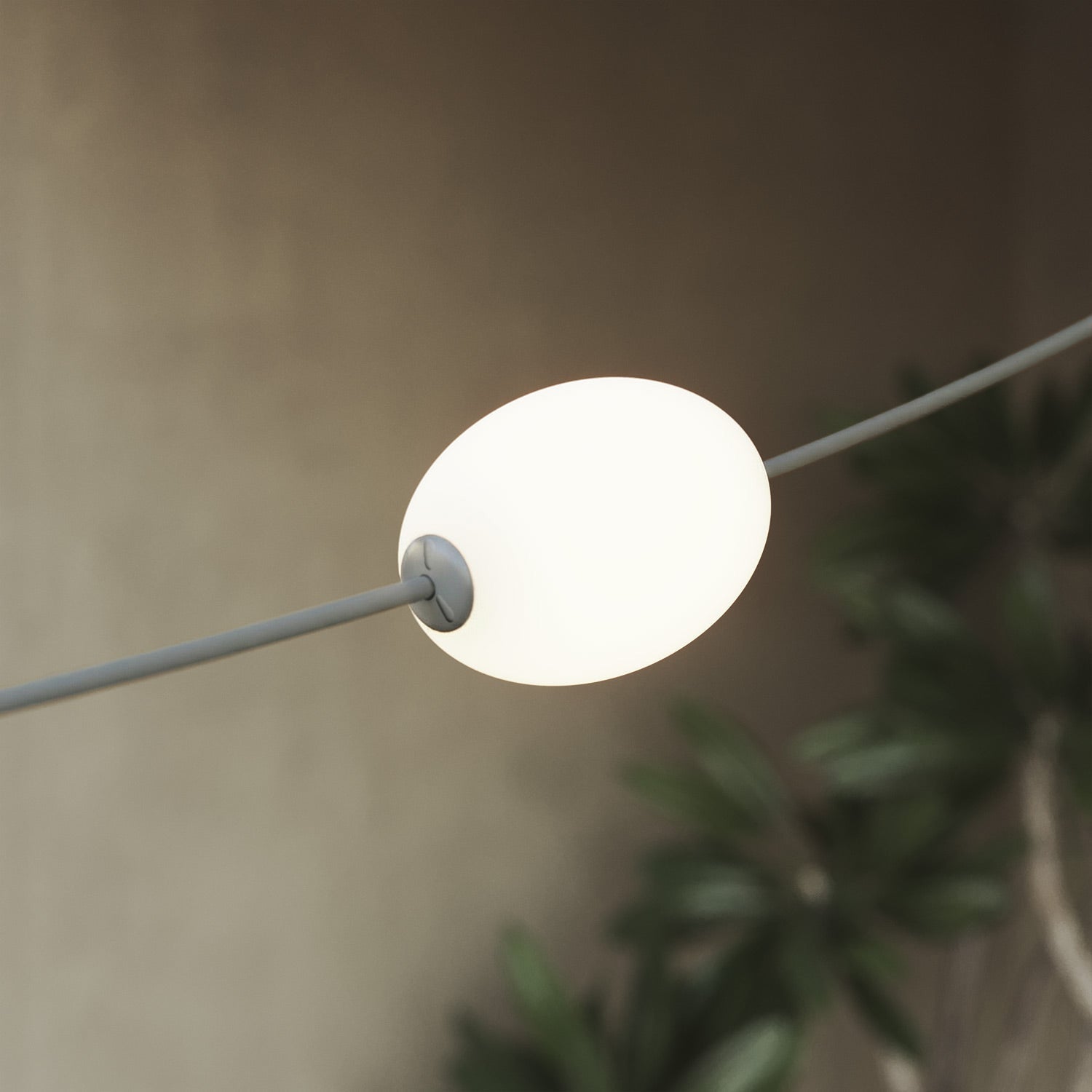 Outdoor 12-Light String Light for wet locations Gray, Power supply with US plug - Marina12
