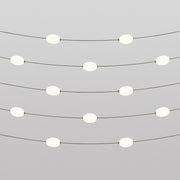 Outdoor 12-Light String Light for wet locations Olive Green, Power supply with US plug - Marina12