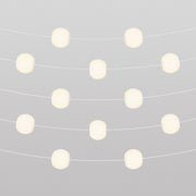 Outdoor 12-Light String Light for wet locations White Sand, Power supply with US plug - Marina12 Cherry