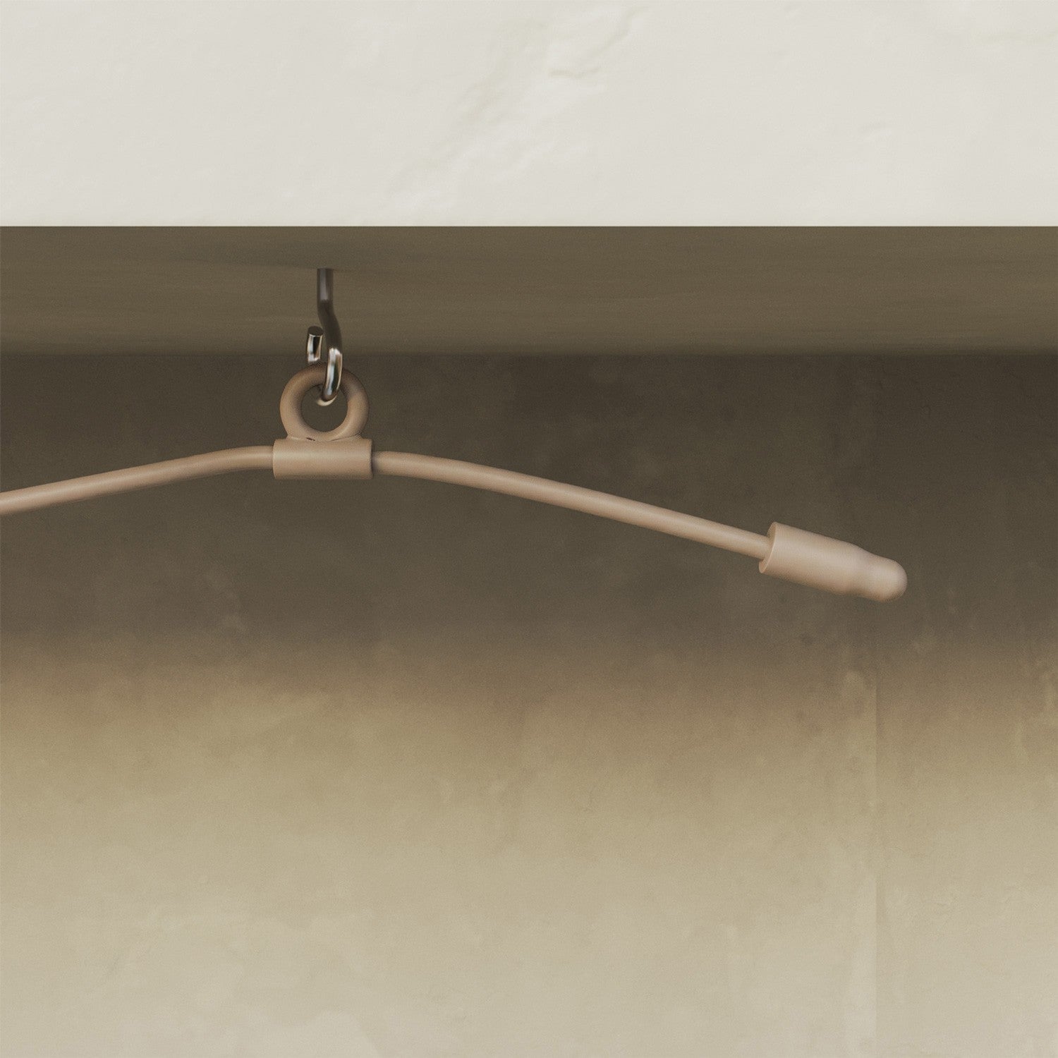 Outdoor 3-Light String Light for wet locations Desert Brown, Power supply with US plug - Marina3