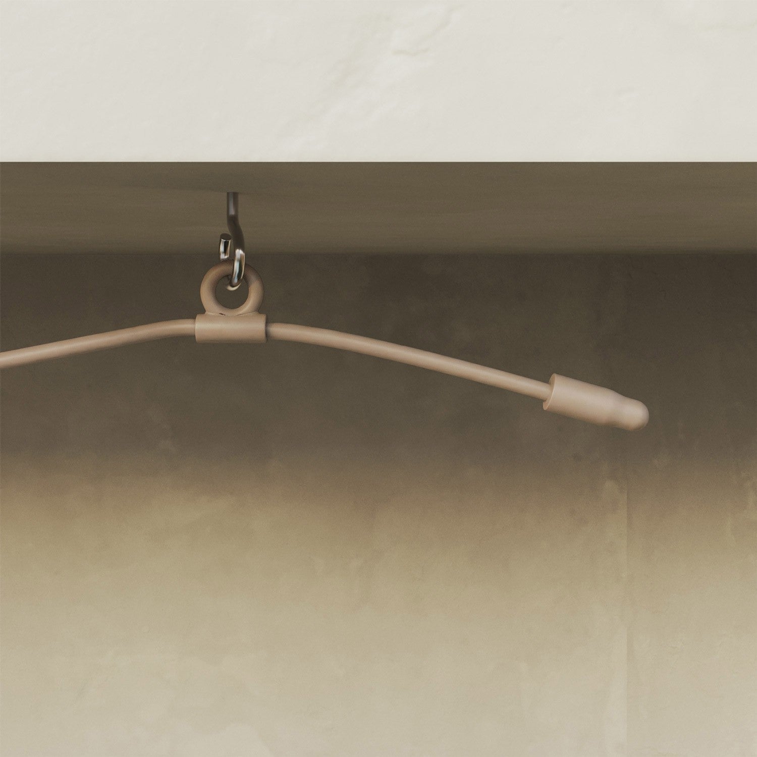 Outdoor 3-Light String Light for wet locations Desert Brown, Power supply with US plug - Marina3 Cherry 70 cm