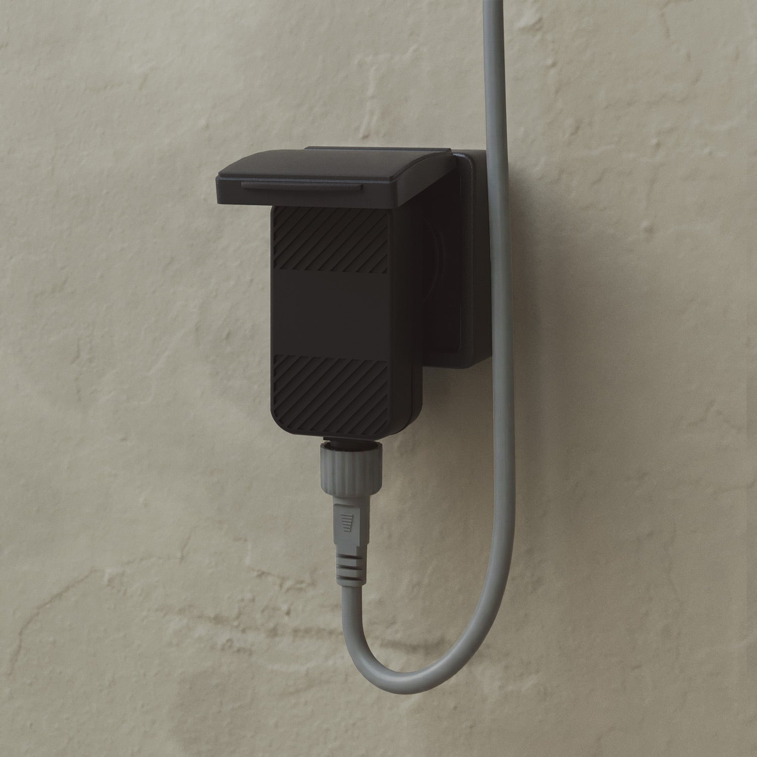 Outdoor 3-Light String Light for wet locations Gray, Power supply with US plug - Marina3 Cherry 140 cm