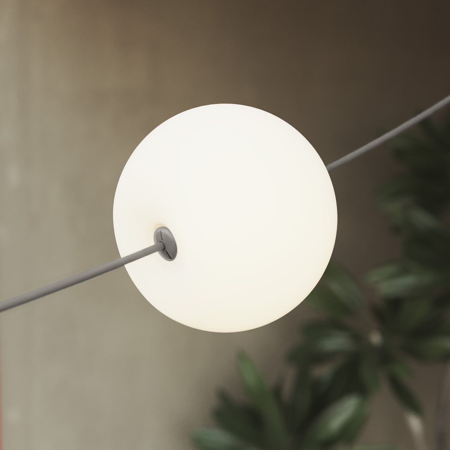 Outdoor 3-Light String Light for wet locations Gray, Power supply with US plug - Marina3 Cherry 140 cm