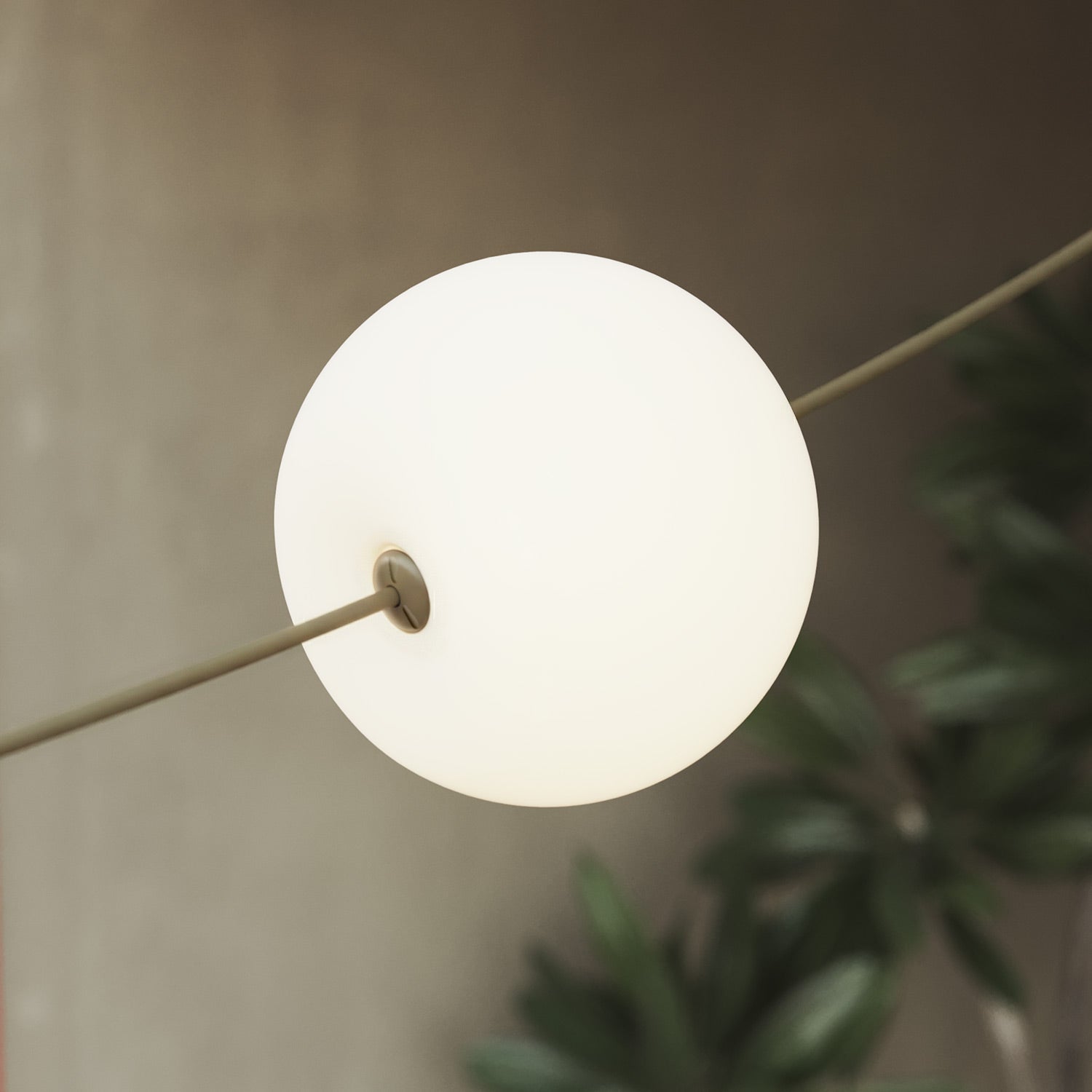 Outdoor 3-Light String Light for wet locations Olive Green, Power supply with US plug - Marina3 Cherry 70 cm