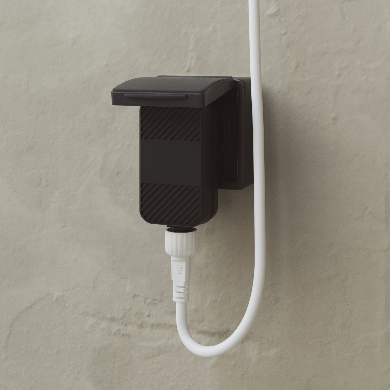 Outdoor 3-Light String Light for wet locations White Sand, Power supply with US plug - Marina3