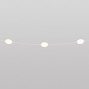 Outdoor 3-Light String Light for wet locations White Sand, Power supply with US plug - Marina3