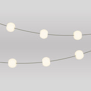 Outdoor 6-Light String Light for wet locations Olive Green, Power supply with US plug - Marina6 Cherry