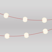 Outdoor 6-Light String Light for wet locations Starfish Red, Power supply with US plug - Marina6 Cherry