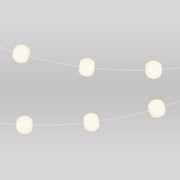 Outdoor 6-Light String Light for wet locations White Sand, Power supply with US plug - Marina6 Cherry