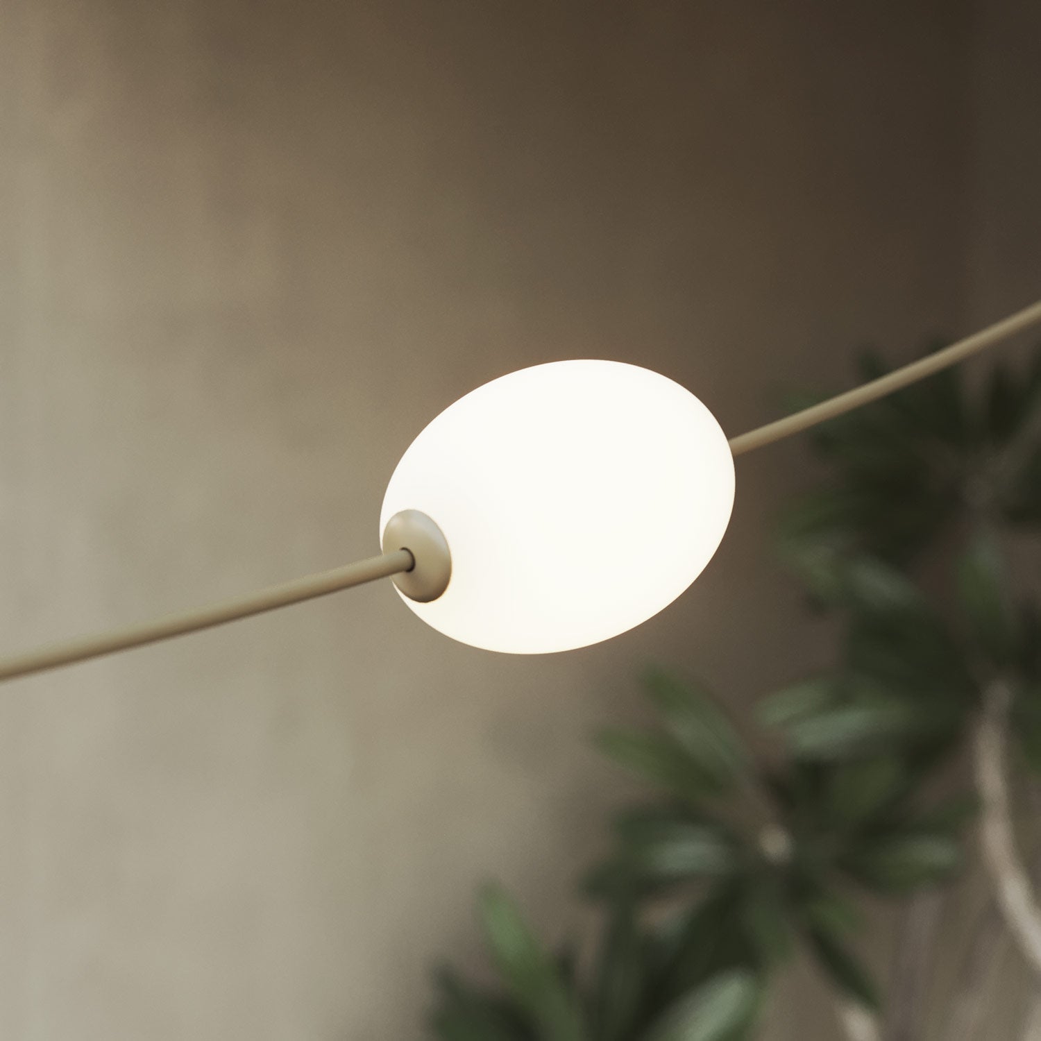 Outdoor Net String Light 7-Light for wet locations Olive Green, Power supply with US plug - Marina GRID