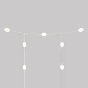 Outdoor Net String Light 7-Light for wet locations White Sand, Power supply with US plug - Marina GRID