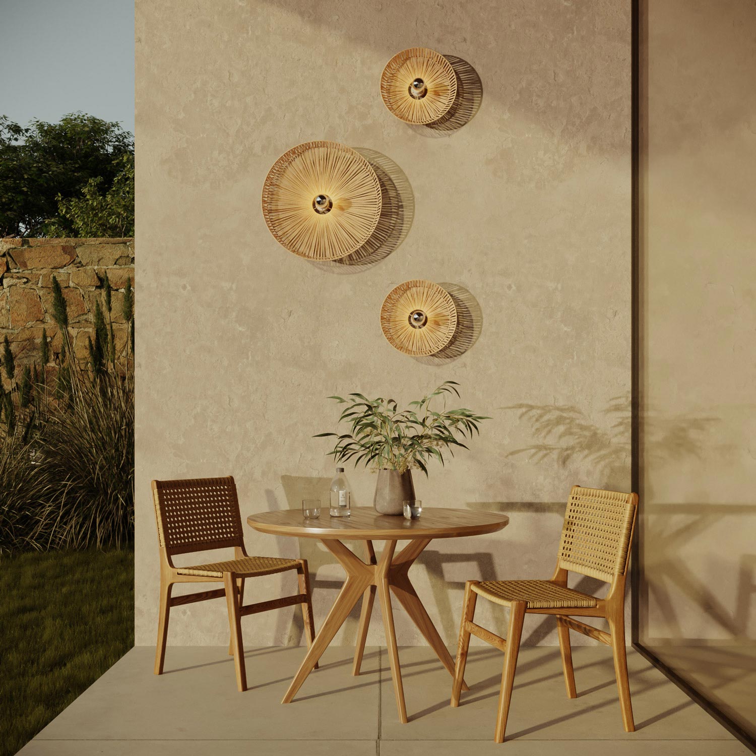 Moorea raffia lampshade - 35 cm diameter