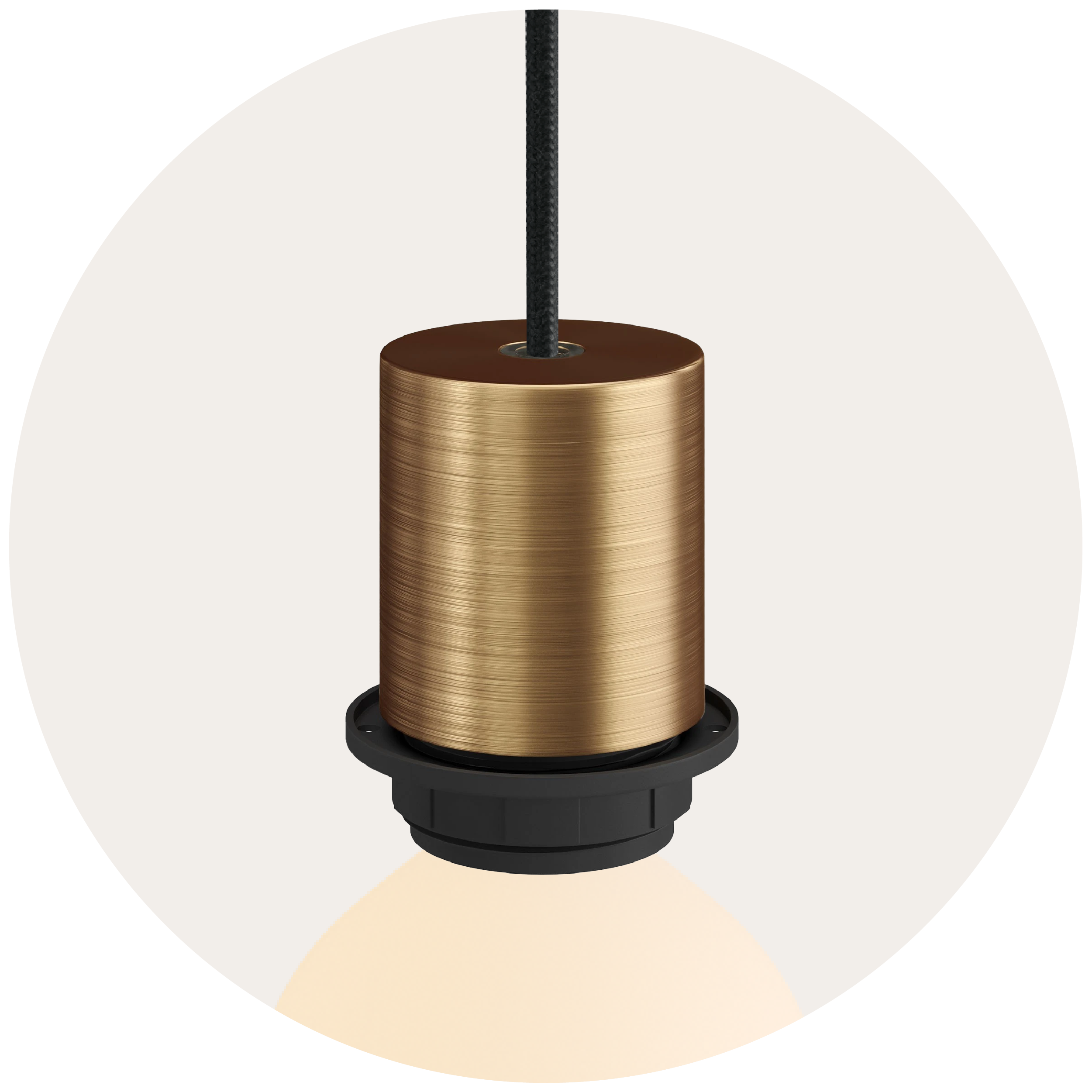 Socket for lampshade