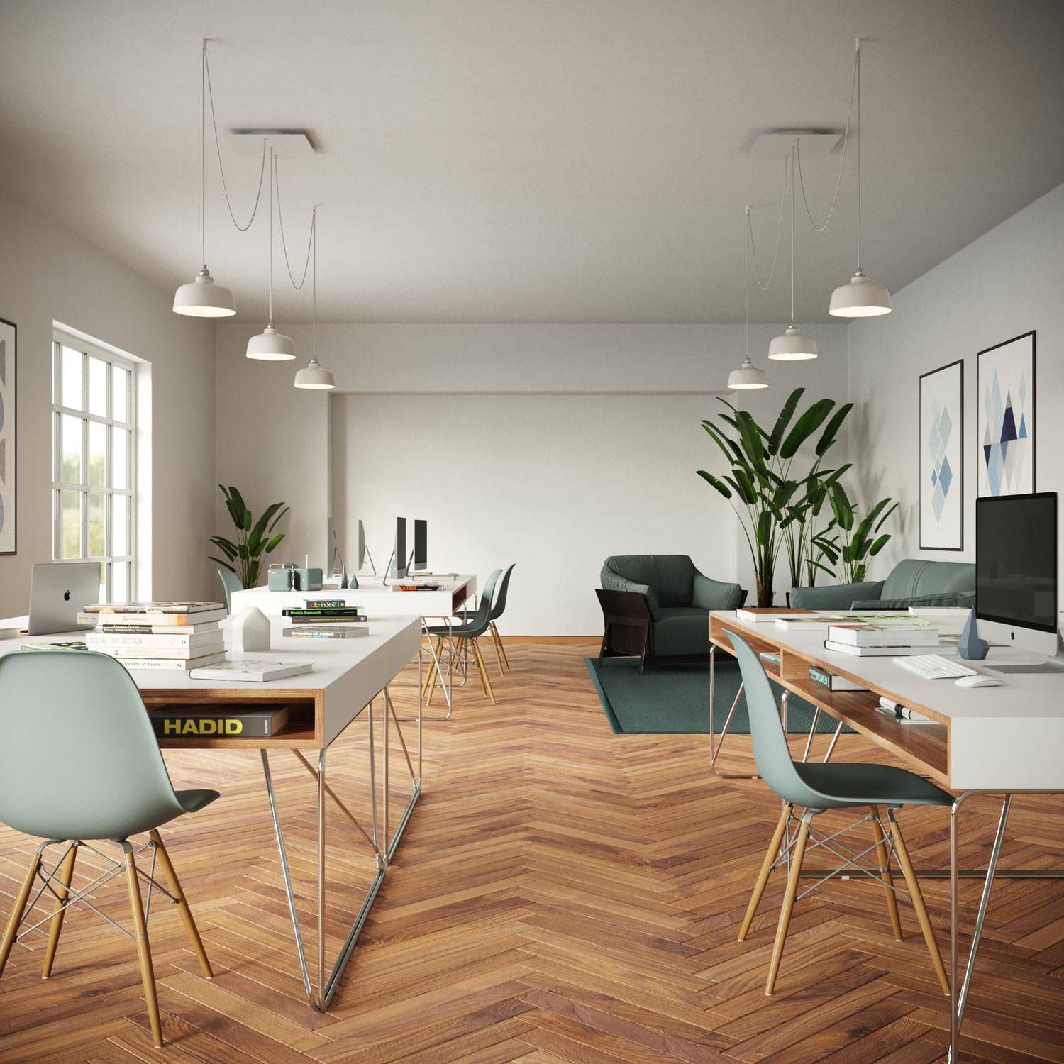 Rosone XXL Rose-One quadrato, 400 mm con 3 fori in linea e 4 fori laterali - Marmo Carrara Bianco