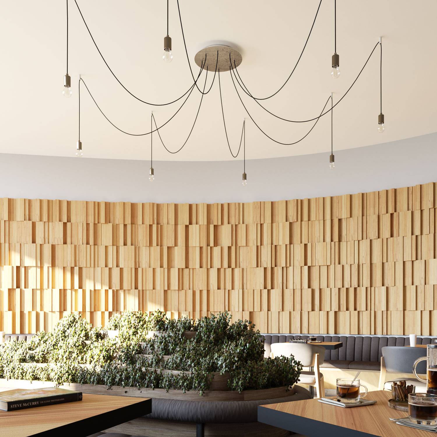 Rosone XXL Rose-One rotondo, diametro 400 mm con 8 fori e 4 fori laterali - Blu carta da zucchero Bianco