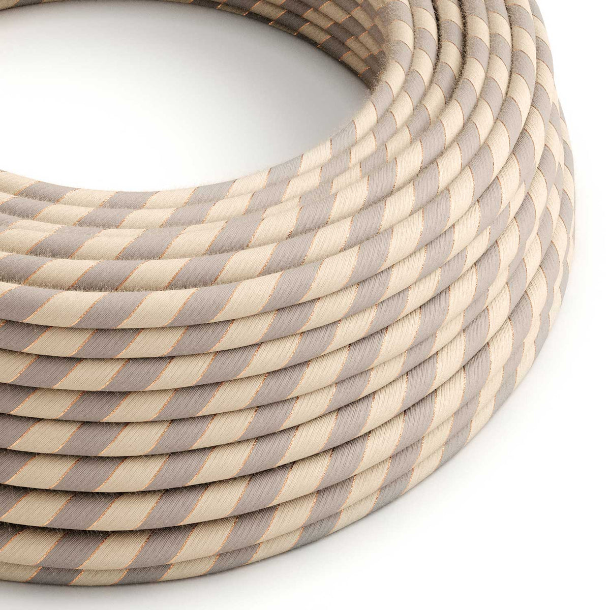 Round Electric Vertigo Cable covered in Cotton and Linen with Copper ...