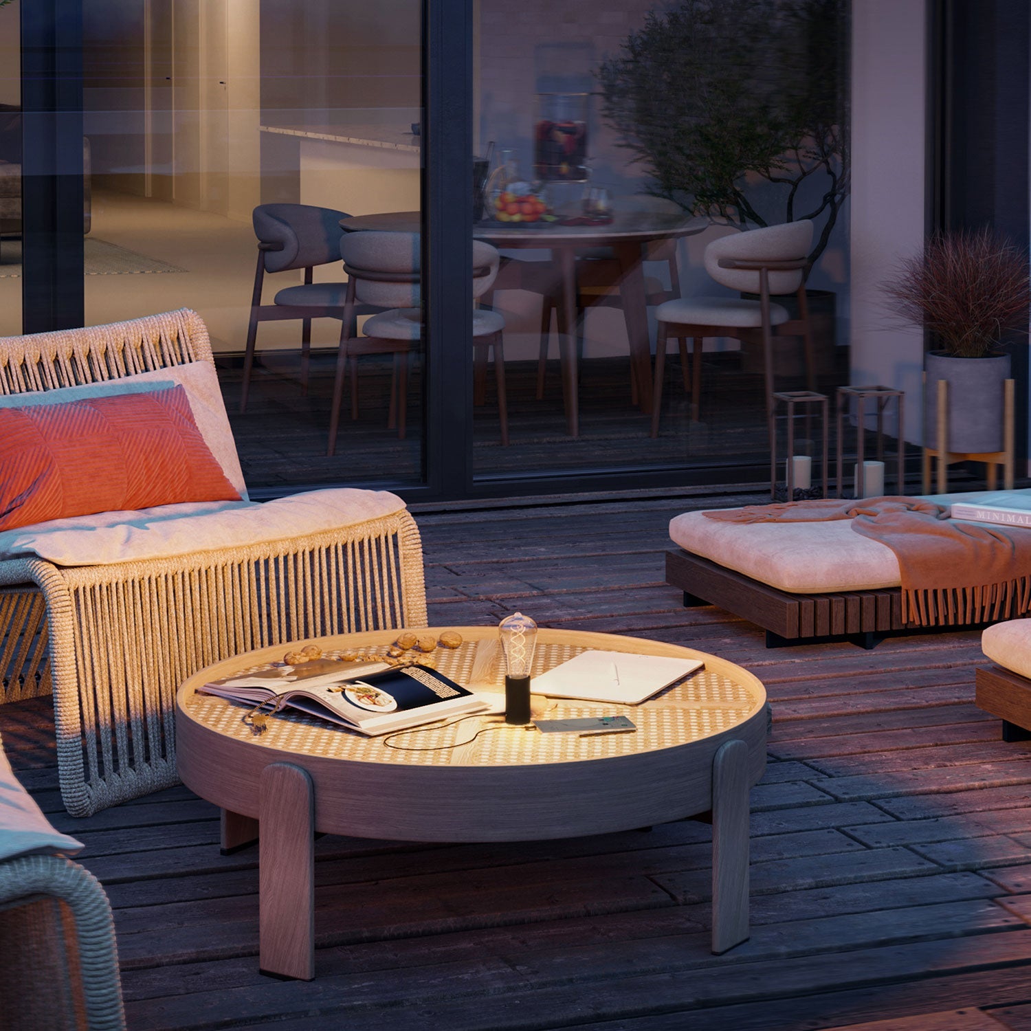 SI! Lampada portatile a 5V con lampadina ST64 - Nero