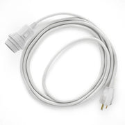 Snake for lampshade - Plug-in lamp with colored fabric cable - RC01