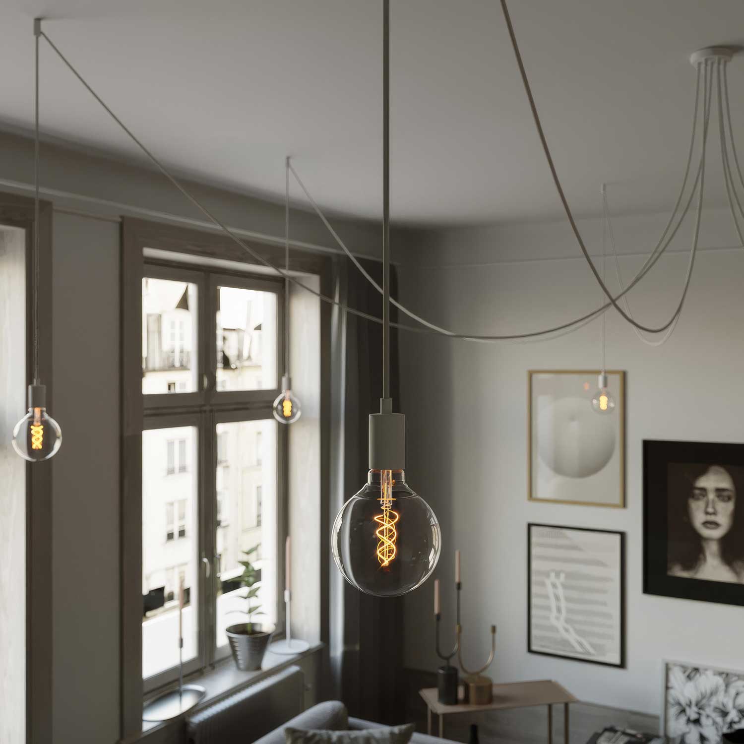Spider Multiple Pendant Lamp