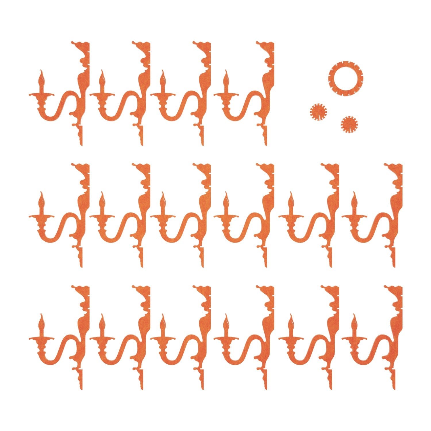 Suspension Lamp with Classic SHHANDELIER Shade Made of Sound-Absorbing Material - Orange melange